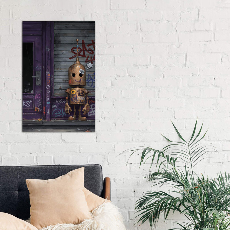 «Empathy» par Matt Dixon - impression d'art graphique, Toile tendue, H 40 po x l 26 po x P 1,5 po