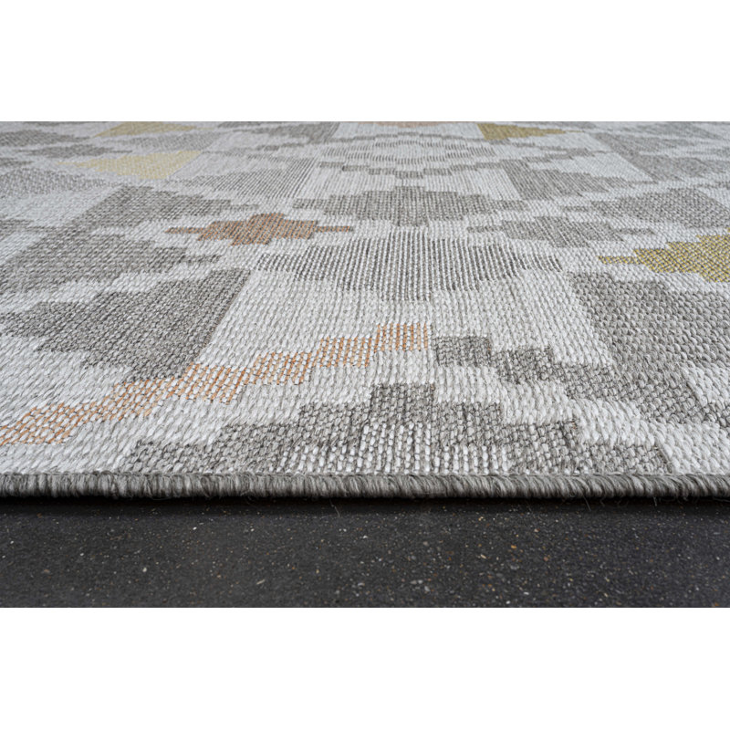 Avenir Rectangle Geometric Indoor / Outdoor Area Rug, Rectangle 160 x 230cm
