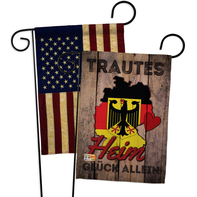 Double Sided 18.5 in. H x 13 in. W Polyester Garden flag