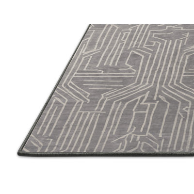 Silky Soft Plush Gray Area Rug