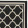 Herefordshire Looped/Hooked Black Indoor/Outdoor Rug