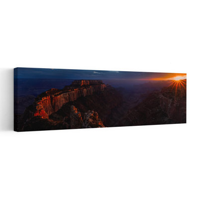 «Golden Canyon Sunrise», art contemporain spectaculaire de montagne