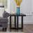Valluri Contemporary End Table, Black-73318292