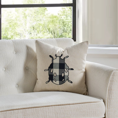 Patchwork Linen Throw Pillow
