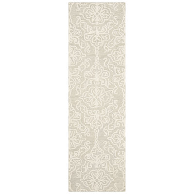 Davyan Hand Tufted Wool Damask Rug