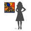 Luna Sulla Collina par Wallas - impression sur toile tendue-82143174-38234460-38234451