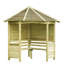 Solid Wood Pine Outdoor Bench