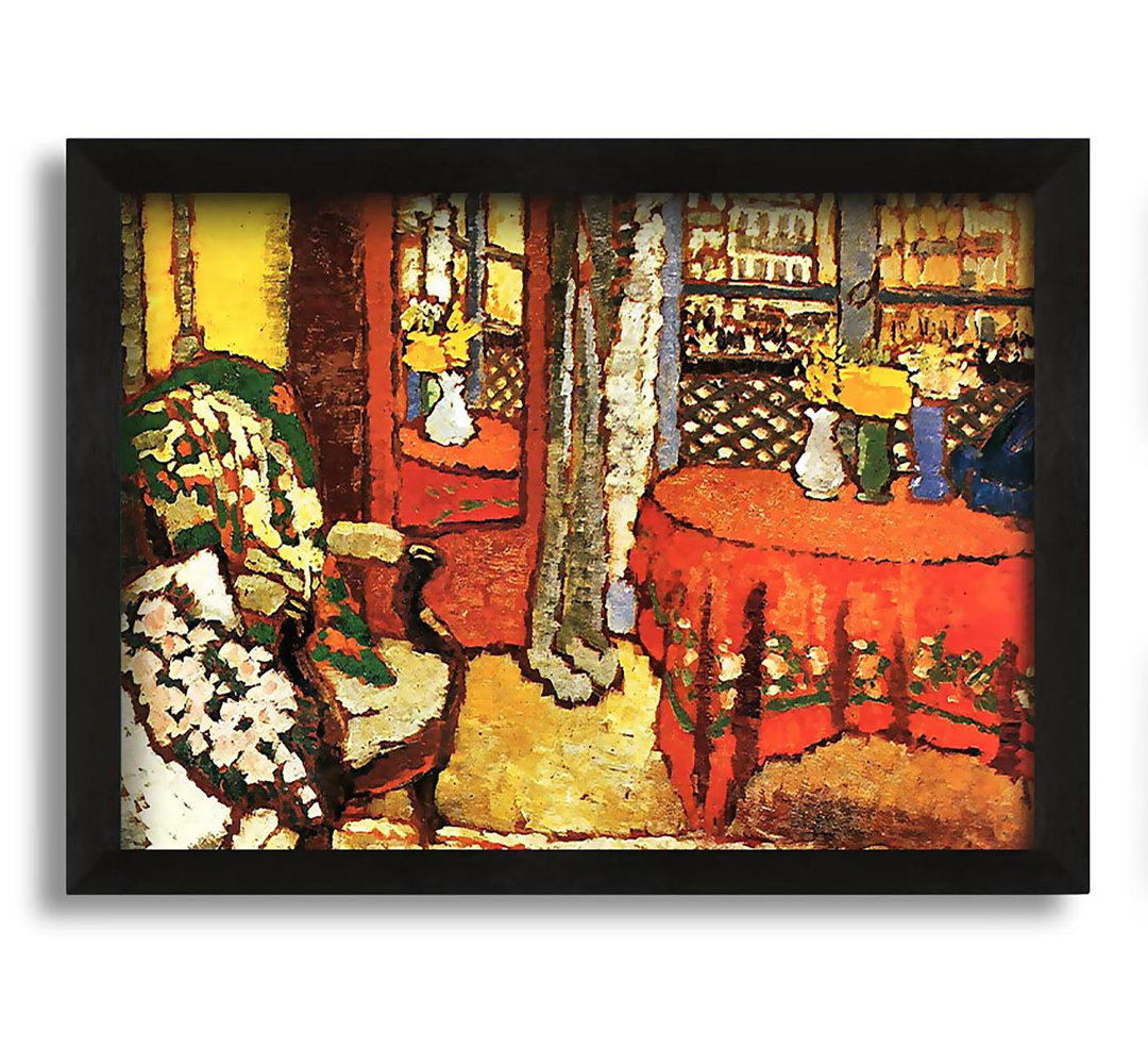 Gerahmtes Leinwandbild Paris Interior von Joseph Rippl-Ronai