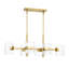 Luminaire suspendu cylindrique à 6 lumières Merrillville