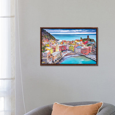 Vernazza by Marco Carmassi - Print on Canvas