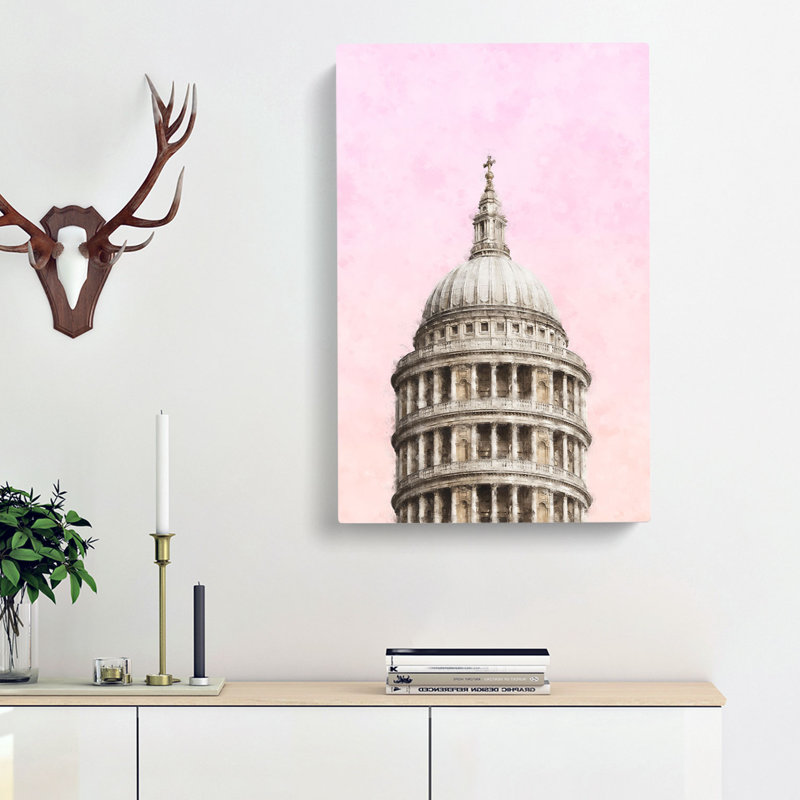 St. Pauls Cathedral - Wrapped Canvas, 50cm H x 35cm W x 3cm D