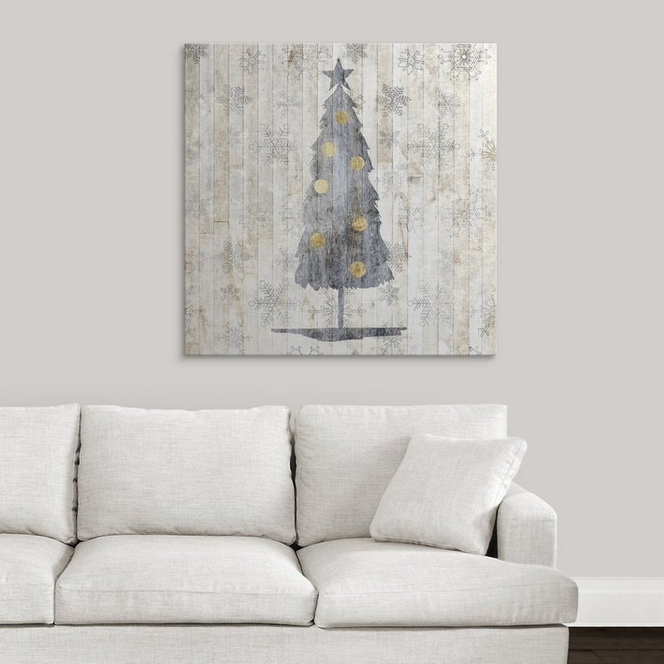 «Ocallaghan Soph sophistiqué Christmas II» par Grace Popp - impression d'art graphique, H 8 po x l 8 po x P 1,5 po, Toile