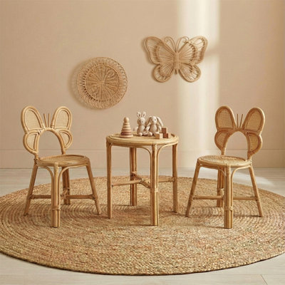 Rattan Kids Table Sets