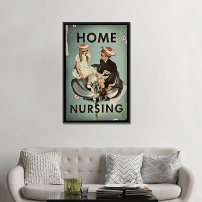 « home allaitement », art textuel sur toile