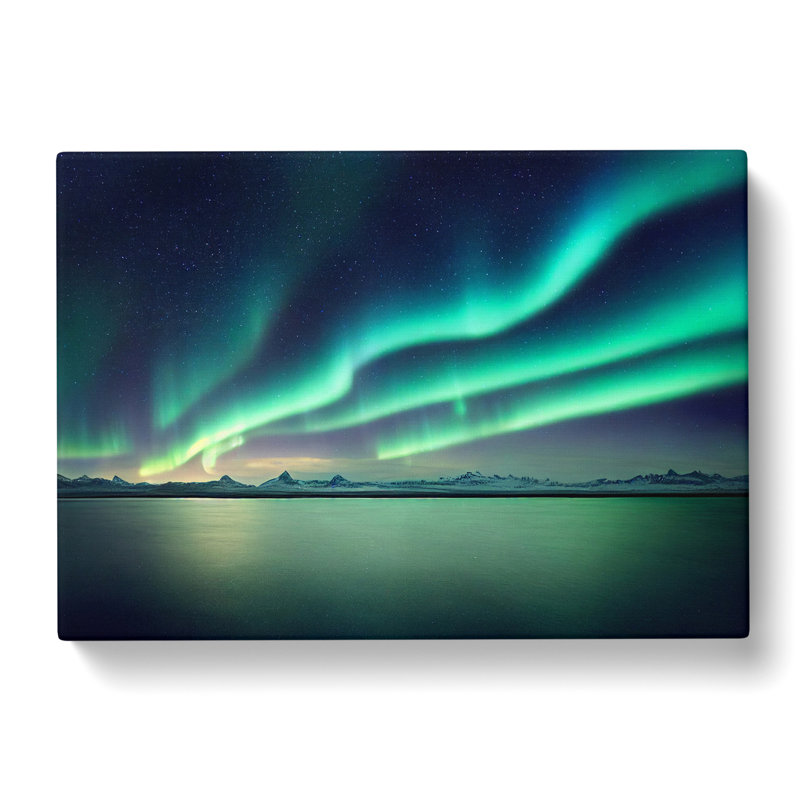 Dreamy Northern Lights - Wrapped Canvas Photograph - Wrapped Canvas, 40cm H x 60cm W x 3cm D
