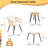 Ensemble de conversation pour patio pour 2 personnes avec coussins