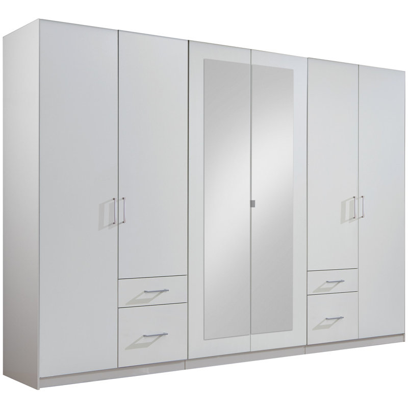 Lavan 6 Door Manufactured Wood Wardrobe