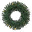  Couronne de sapin artificielle 30 po pré-éclairée avec 100 lumières DEL coaxiales à basse tension de 6 mm à changement de couleur 3 mm Welch Fraser-1304345428