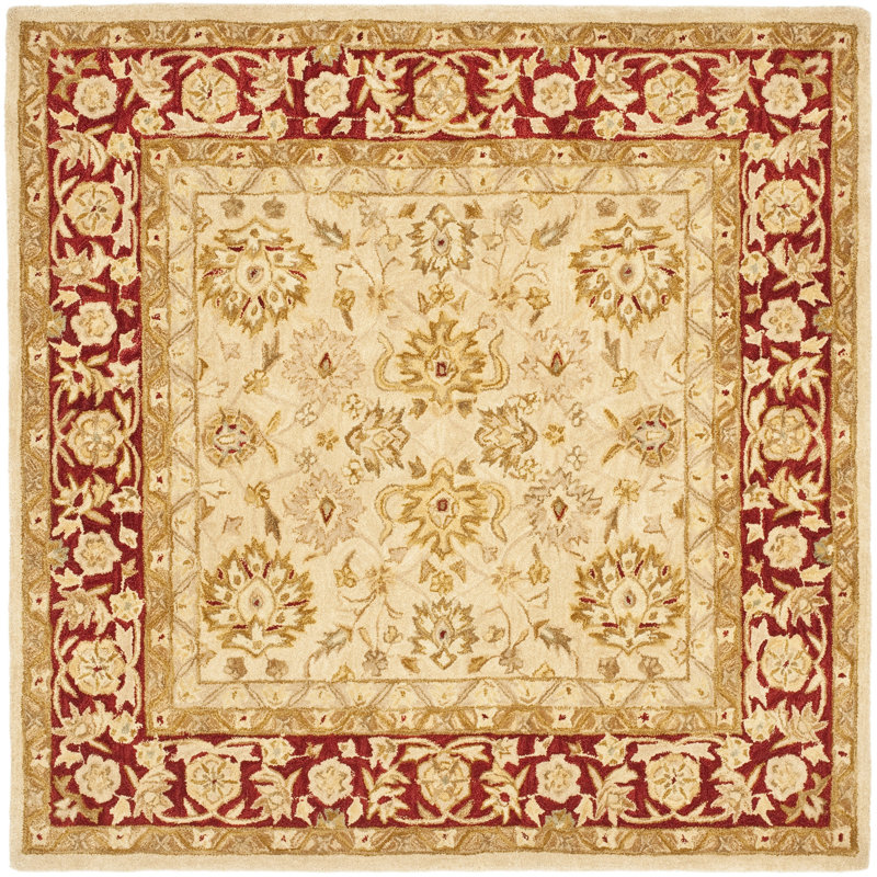 Tingley Hand Tufted Wool Oriental Rug, Square 8'