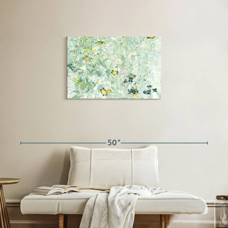 Harnek fleurs délicates II, H 20 po x l 30 po