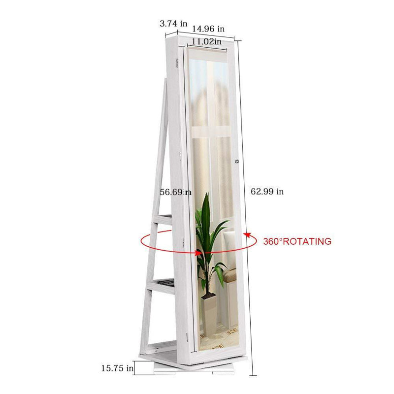 Freestanding Jewelry Armoire