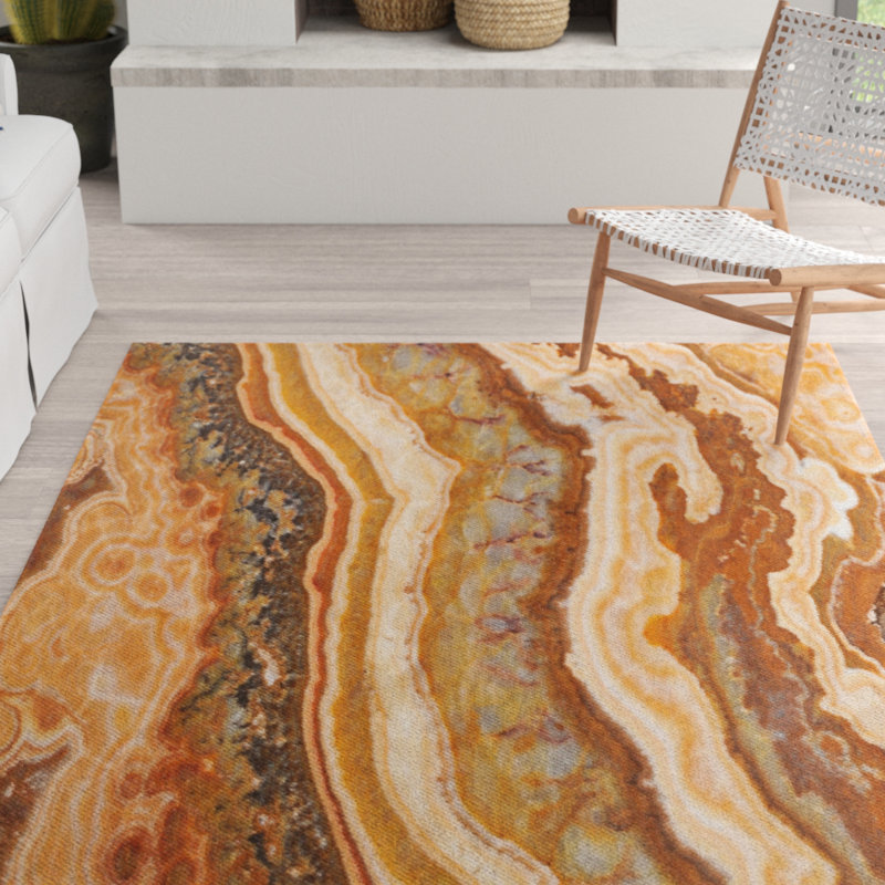 Kittie Abstract Hand Woven Area Rug, Rectangle 120 x 180cm