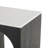 Cole And Grey Wood Art Deco Arched Cutout Console Table With White Marble Tabletop
