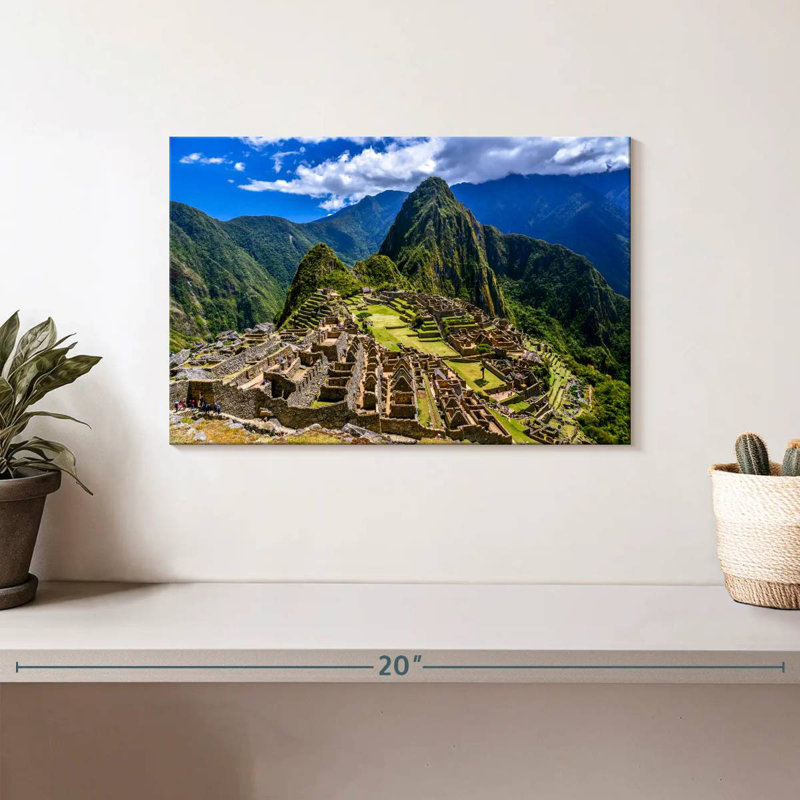Restes du Machu Picchu, H 8 po x l 12 po
