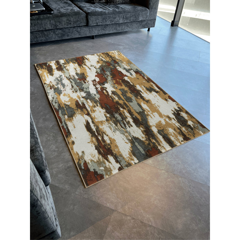Tapis rectangulaire Villo, Rectangle 2 pi 8 po x 5 pi
