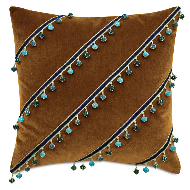 Montaigne Velvet Square Pillow Cover & Insert