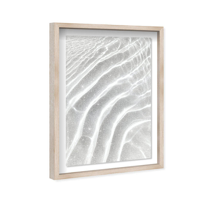 Water Ripples I Print by Oliver Gal, 16.5" H x 11.5" W, Natural Oak Shadowbox