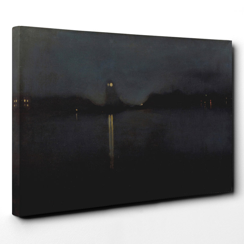 James Abbott McNeill Whistler - Wrapped Canvas Painting, 70cm H x 100cm W