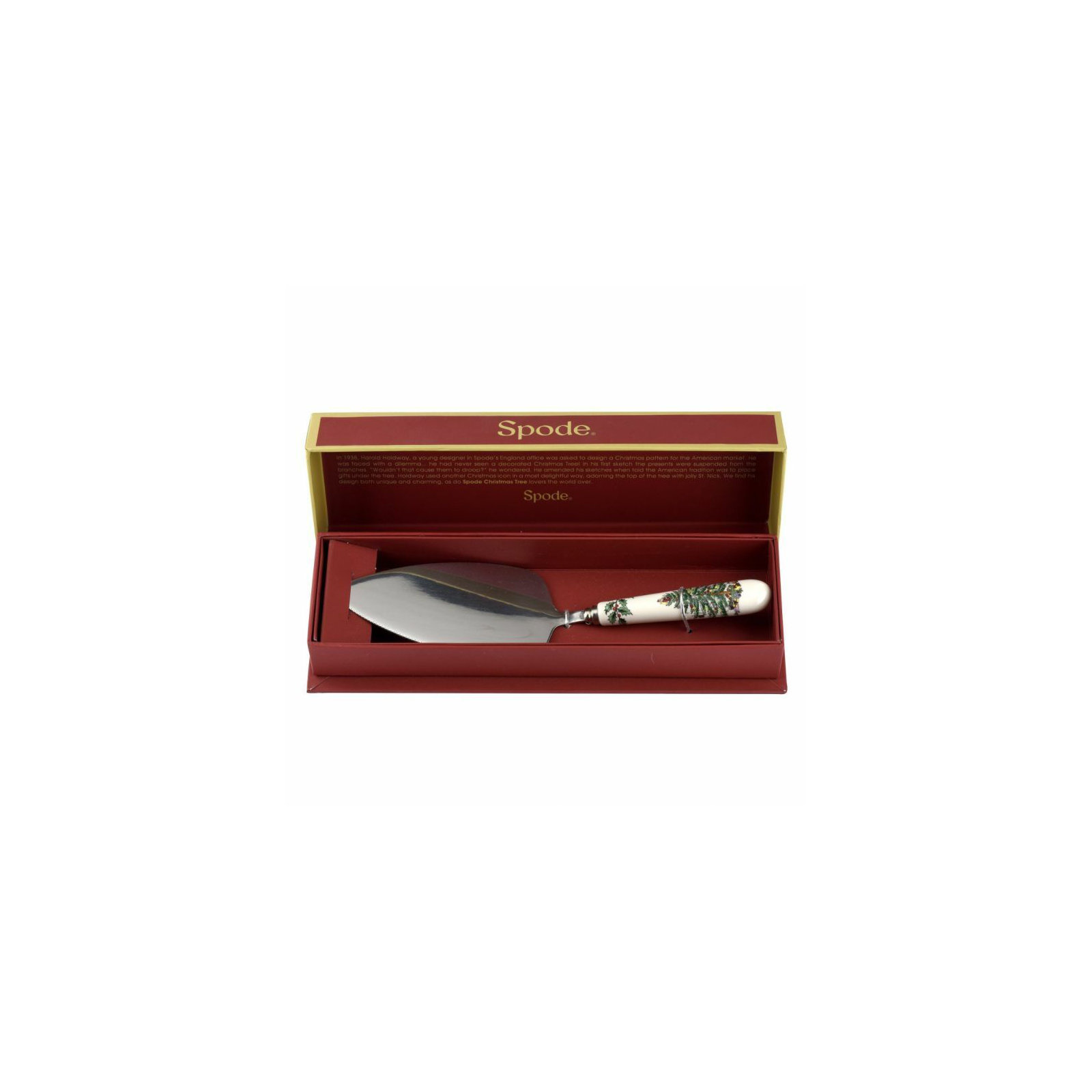 Spode Christmas Tree Cake Knife/Server