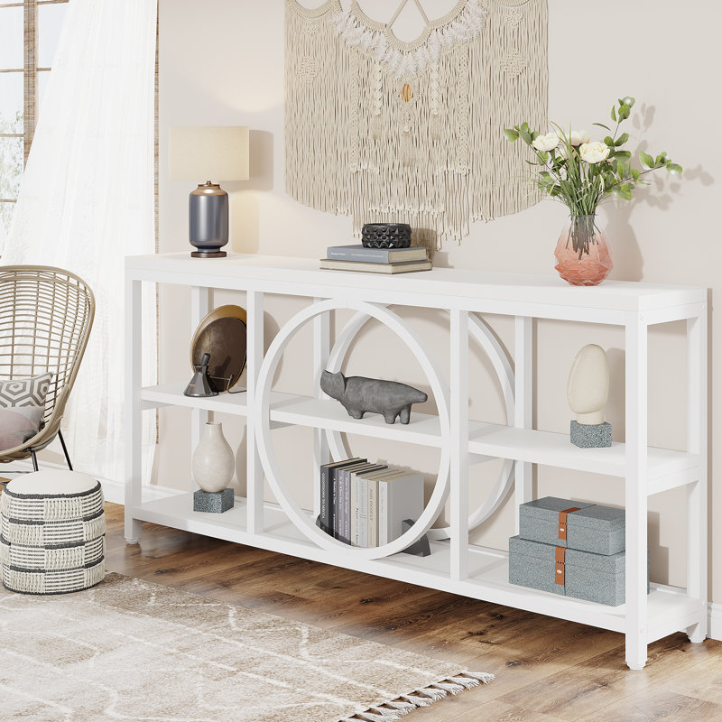 Nunki 70.9'' Console Table, Pure White