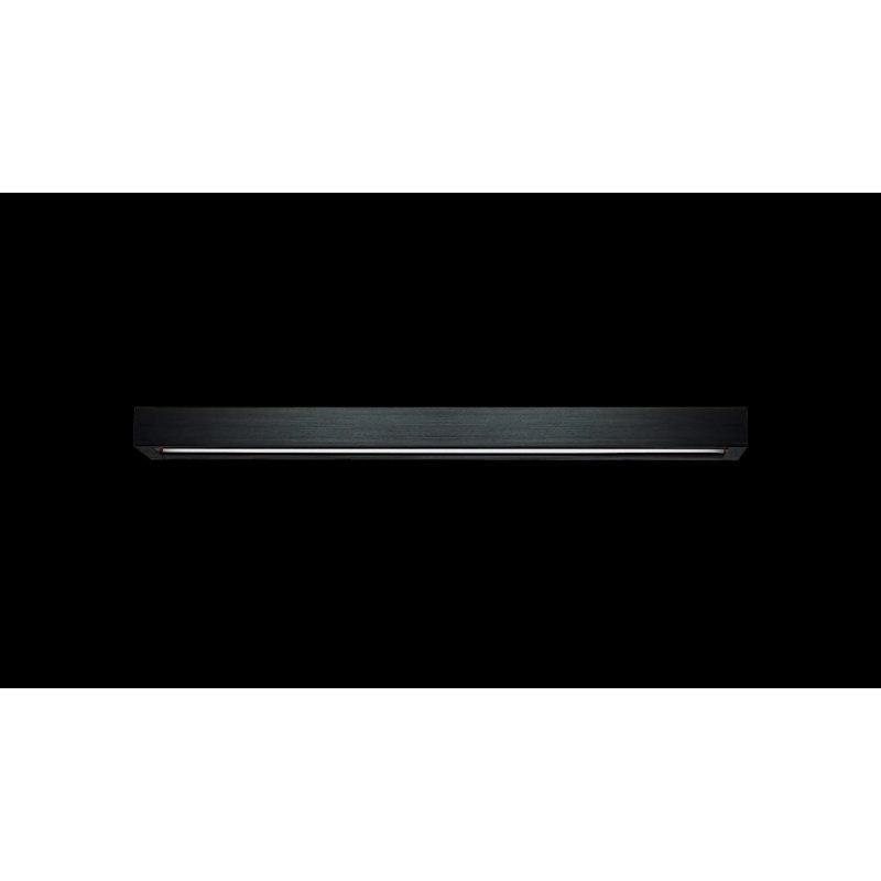 Black Dimmable LED Vanity Light with Open Design