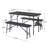 Bevilacqua Ebern Designs 47.24'' Black Foldable Poker Table