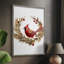 «Christmas Holiday Art CMLX III», reproduction d'art encadrée - bois massif XMA171743-855028063
