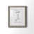 Cadre en papier gris