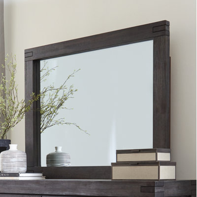 Kaicey Solid Wood Flat Mirror