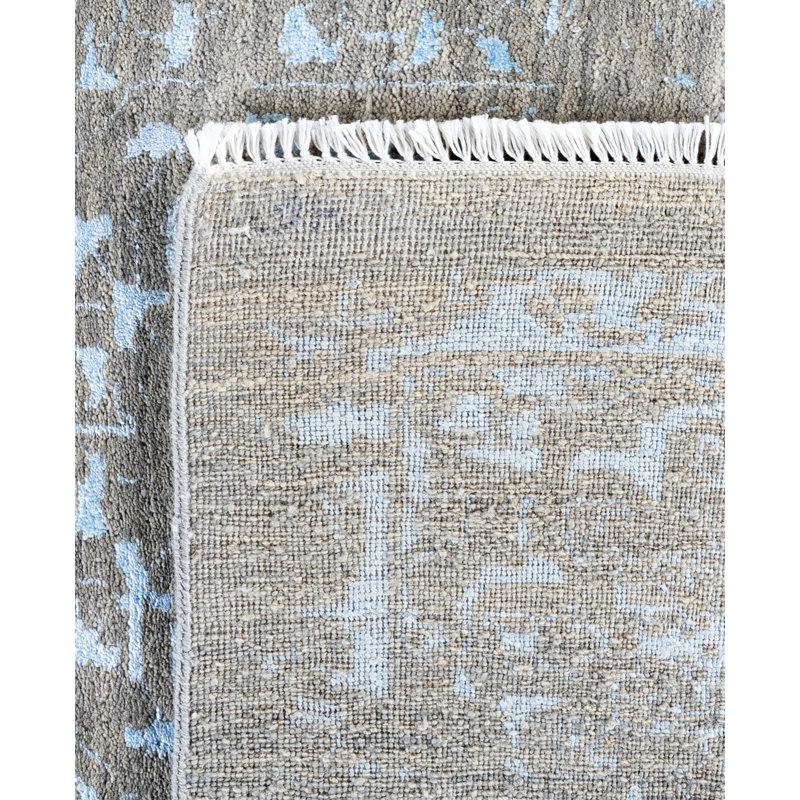 Overdyed One-of-a-Kind 9' 4" X 12' 3" Hand Knotted Area Rug