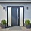 Garden Planter Set of 2 Anthracite Cold-Rolled Steel-1858859900-1858859891-1858859890