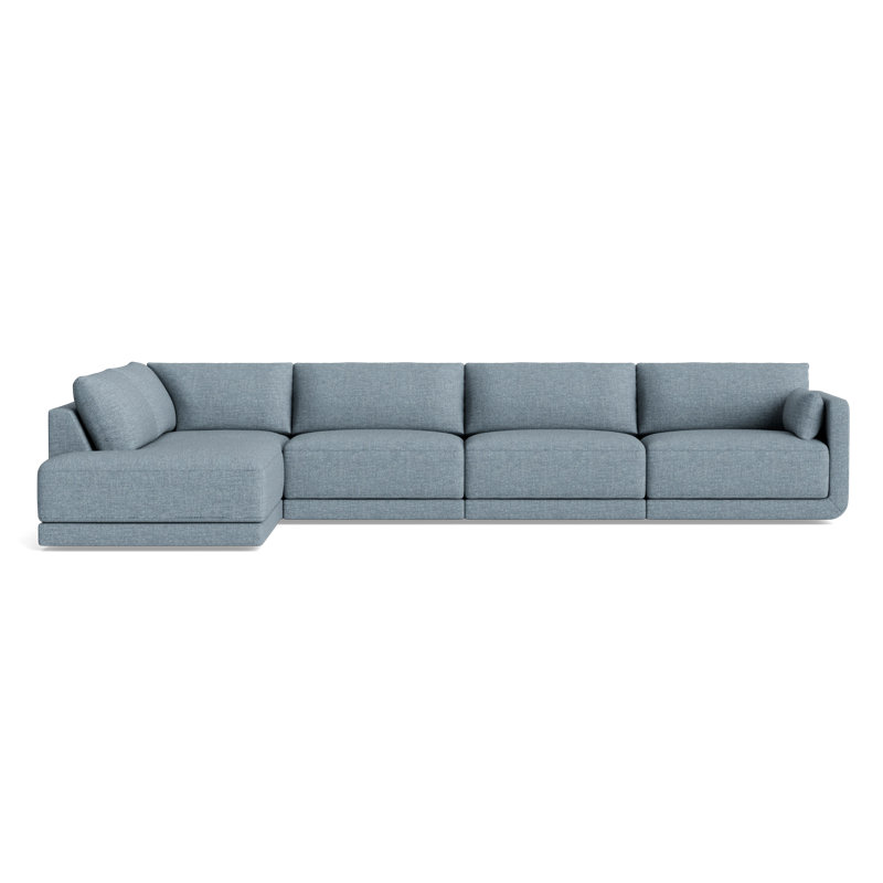 Eva Modular Sectional, Left Hand Facing, Performance Weave - Natural