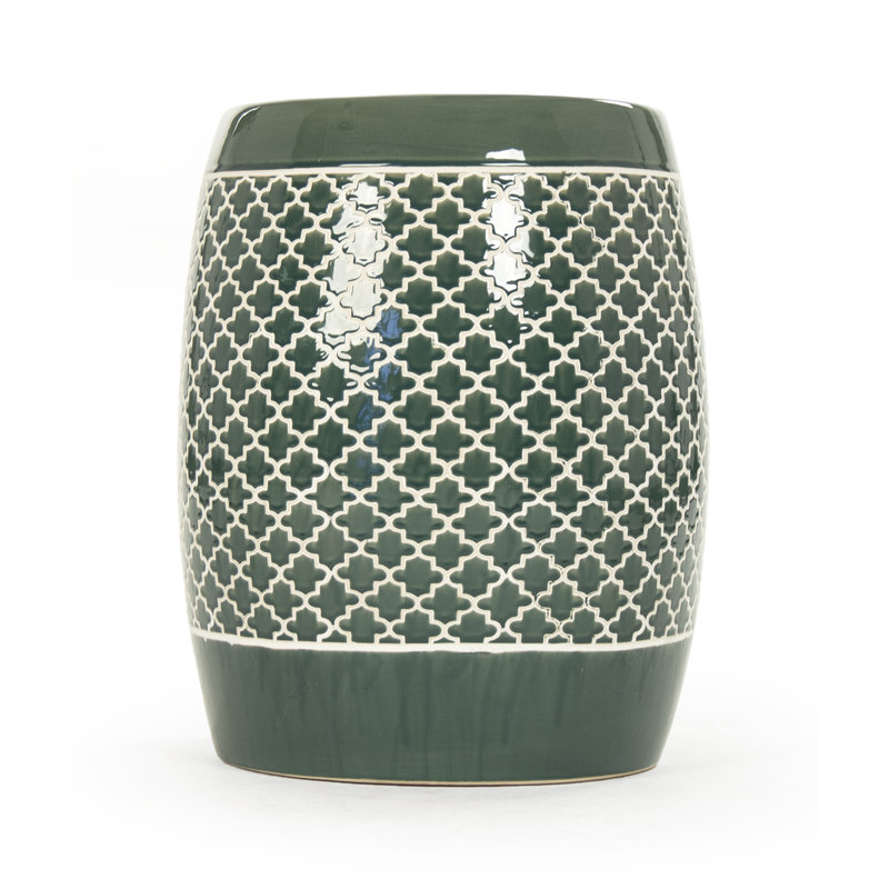 Gable Garden Stool, Teal