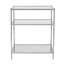 Table d'appoint en miroir Glam avec finition chromée pour le salon et la chambre à coucher | Idée de cadeau