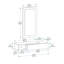 Console Table and Mirror Set 82cm Houts-363101965-363101964