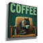  «Coffee Cat» par Rich Monet, art mural sur toile, 26 po x 26 po-1953824132