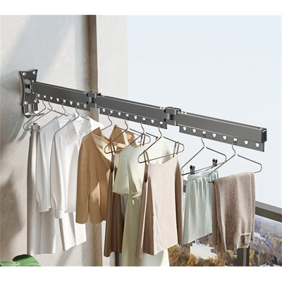 Spacemaster Pro Retractable Folding Clothes Rack