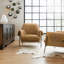 CC Metal Frame Leather Club Chair-123293298