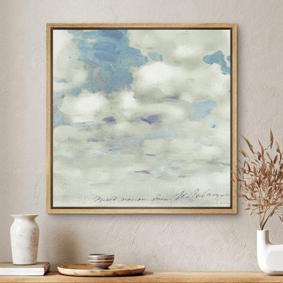 Peinture sur toile, cadre flottant