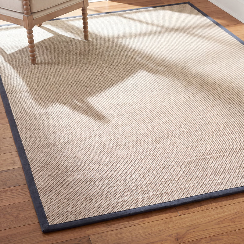 Crissi Auckland Sisal Marble/Dark Gray Area Rug, Rectangle 8' x 10'